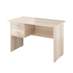 Стол однотумбовый Монолит Канцлер КЦ06.39 левый Бук артизан перламутровый