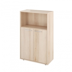 Шкаф низкий с открытой полкой Монолит Канцлер КЦ37.39 Бук артизан перламутровый