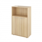 Шкаф низкий с открытой полкой Монолит Канцлер КЦ37.40 Бук артизан трюфельный