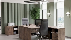 Комплект офисной мебели Экспро LEMO 3 Таксония шоколадная Кашемир