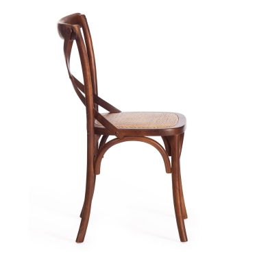 Стул Tetchair CROSS mod.CB2001 дерево береза, 49.553.587, Темный Орех 5