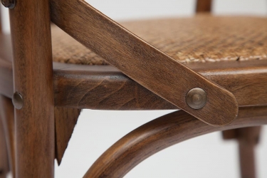 Стул с подлокотниками Tetchair CROSS mod.CB2008 дерево береза, 91х55х52см, манго 4