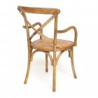 Стул с подлокотниками Tetchair CROSS mod.CB2008 дерево береза, 91х55х52см, Груша 3