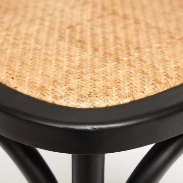 Стул Tetchair CROSS mod.CB2001 дерево береза, 49.553.587, черный