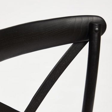 Стул Tetchair CROSS mod.CB2001 дерево береза, 49.553.587, черный