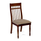 Стул Tetchair TAMPA дерево гевея, 502x552x968мм, HN GLAZE lite, ткань светло-коричневая