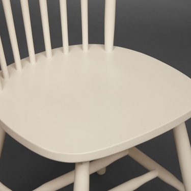 Стул Tetchair PARKER mod. 5006A дерево гевея ivory white слоновая кость