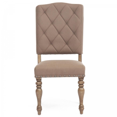Стул Tetchair VOLAND mod. 8006-18 дерево гевея, ткань , 5086651060, античный дуб, ткань бежевый вельвет