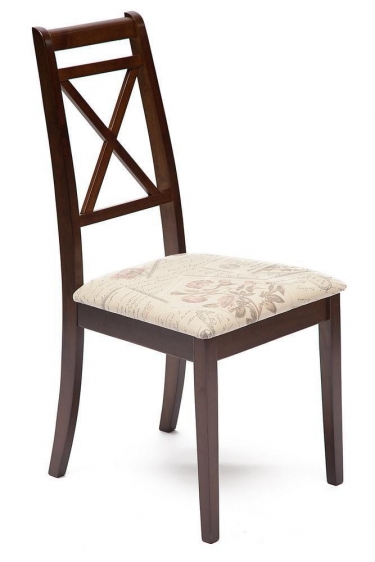 Стул Tetchair Picasso PC-SC дерево гевея, 45х53х97см, MAF Brown, ткань Прованс 11