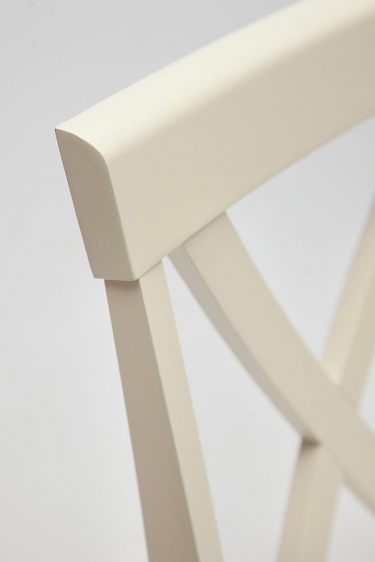 Стул Tetchair GOLFI Гольфи дерево гевея/мдф, 44x54x95, pure white 402