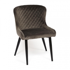 Стул Tetchair SANSA mod.DC-2140 металл/вельвет, 50,561,580 см, серый вельвет