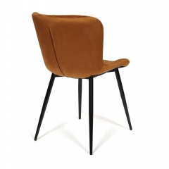 Стул Tetchair QUINCY mod. 8272 металл/ткань, 49х53х84,5 см, коричневый G-062-61/черный