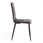 Стул Tetchair FURLA mod. 4816 металл/вельвет, 89х56х44см, серый