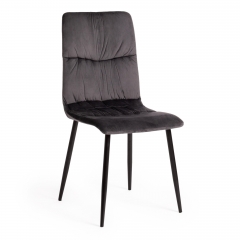 Стул Tetchair FURLA mod. 4816 металл/вельвет, 89х56х44см, серый
