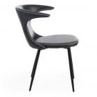 Стул Tetchair FLAIR mod. 9020 экокожа/металл, 60 х 56 х 78 см , зеленый 14/черный