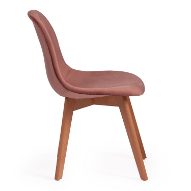 Стул Tetchair CINDY SOFT mod. C1021F1 Коралловый HLR 44/натуральный