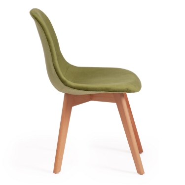 Стул Tetchair CINDY SOFT mod. C1021F1 Зеленый HLR 54/натуральный