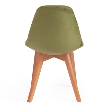 Стул Tetchair CINDY SOFT mod. C1021F1 Зеленый HLR 54/натуральный