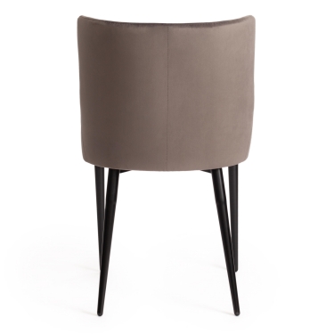 Стул Tetchair MANTRA mod. 713 ткань/металл, 49х61х82 см, высота до сидения 49 см, темно-серый barkhat 14/черный
