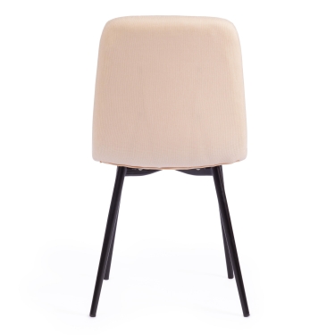 Стул Tetchair CHILLY MAX ткань/металл, 45 х 54 х 90 см , бежевый 08/черный