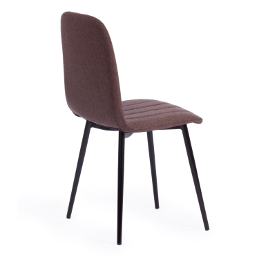 Стул Tetchair ARC ткань/металл, 46 х 52 х 88 см, коричневый 01/черный