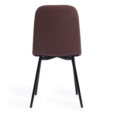 Стул Tetchair ARC ткань/металл, 46 х 52 х 88 см, коричневый 01/черный