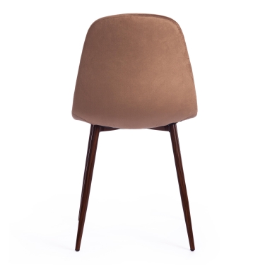 Стул Tetchair BREEZE mod. 4724 вельвет/металл, 44 х 53 х 87 см, Brown коричневый HLR11 / орех