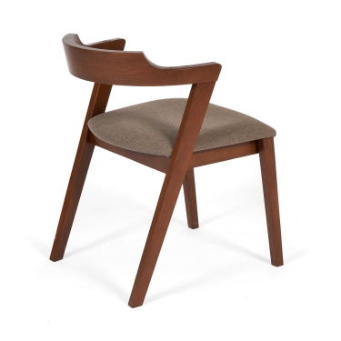 Стул мягкое сидение Tetchair VERSA Верса каркас бук, сиденье ткань, 54,55674см, Коричневый