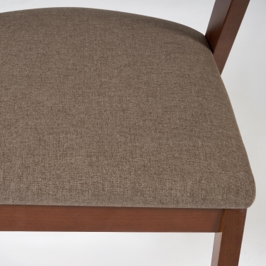 Стул мягкое сидение Tetchair VERSA Верса каркас бук, сиденье ткань, 54,55674см, Коричневый