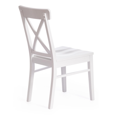 Стул Tetchair Retro дерево гевея, МДФ, 44,3 x 55 x 89 x SH45см, Белый White