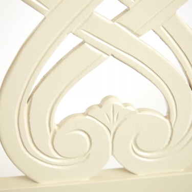 Стул Tetchair Андромеда/ Andromeda дерево гевея, 47х55,5х107 см, Ivory white, ткань коричневая S168-7