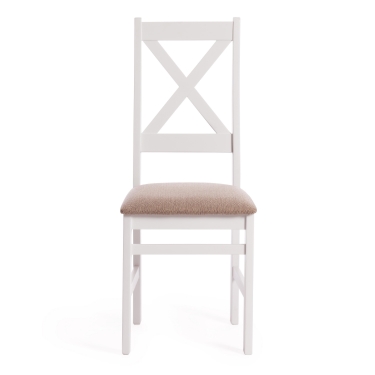 Стул Tetchair CROSSMAN Многослойная фанера, 1004140, white, ткань бежевая Ford William 7
