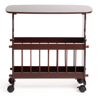 Журнальный столик с газетницей Tetchair SR-0939-3 дерево, 613356см, Орех Walnut