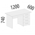 Стол с ящиками лев/прав Витра Альфа 63.110