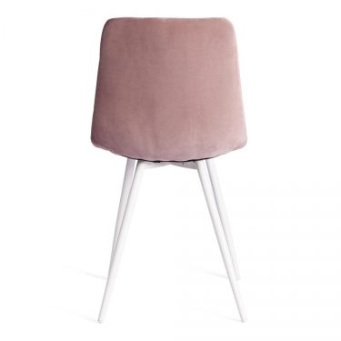 Стул Tetchair CHILLY mod. 7095-1 ткань/металл, 45x53х88 см, высота до сиденья 50 см, лавандовый barkhat 17/белый
