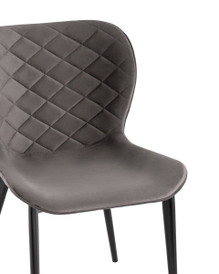 Стул Stool Group Гамми велюр Темно-серый