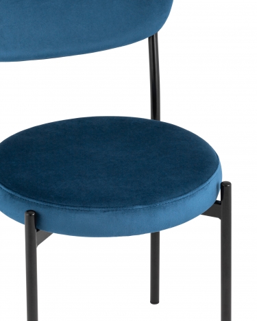 Стул Stool Group Бриф NEW велюр Синий