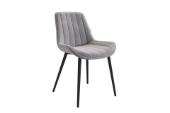 Стул Мебельсон Лари CHS.06 серый велюр/черный