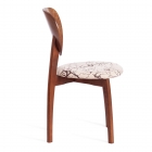 Стул Tetchair DIAMANTE мягкое сидение бук, 42x42x85см, коричневый, ткань Крекс Беж