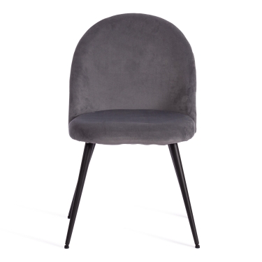 Стул Tetchair MONRO mod. 5144 металл/вельвет, 51x56x84 см, серый HLR 21/черный