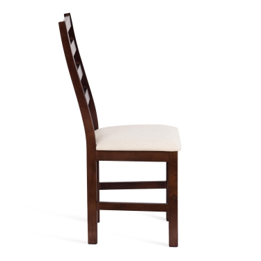 Стул Tetchair ROSARIO Многослойная фанера, 39 х 39 х 99 см, Cappuchino, ткань бежевая 81/10