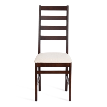 Стул Tetchair ROSARIO Многослойная фанера, 39 х 39 х 99 см, Cappuchino, ткань бежевая 81/10