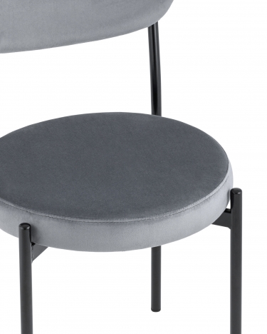 Стул Stool Group Бриф NEW велюр Серый