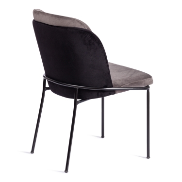 Стул Tetchair DAREN mod. 113 металл/ткань, 54 х 55 х 86 см, grey серый BF-14/black черный BF-15/черный