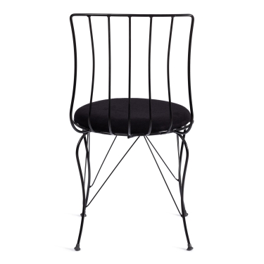 Стул Tetchair LALITA mod. 172 металл/ткань, 44 х 51.5 х 85 см, Black черный