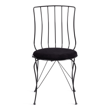 Стул Tetchair LALITA mod. 172 металл/ткань, 44 х 51.5 х 85 см, Black черный