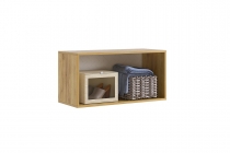 Антресоль двухдверная Мебельсон Бери MPR-025 Дуб крафт золотой/графит