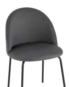 Стул Stool Group Коди велюр Темно-серый