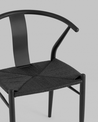 Стул обеденный Stool Group Wishbone Style Черный