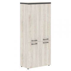 Шкаф с глухими средними и малыми дверьми Skyland THC 85.3 Сосна Эдмонд